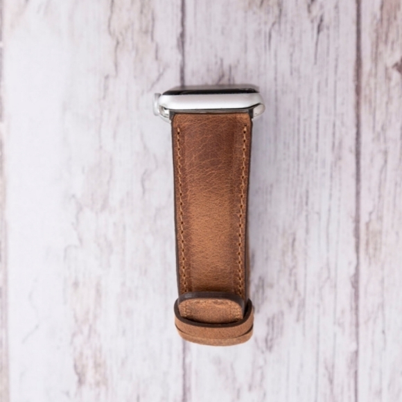 SOLD•OUT! Apple Watch Premium Leather Men's Band - Picture 7 of 10